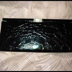 NINE WEST BLACK CLUTCH